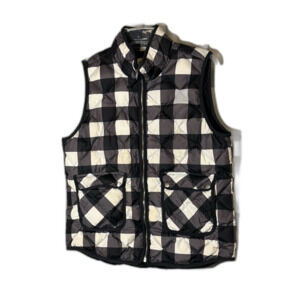 Woolrich duck down size XL  Black and White Checkered Vest